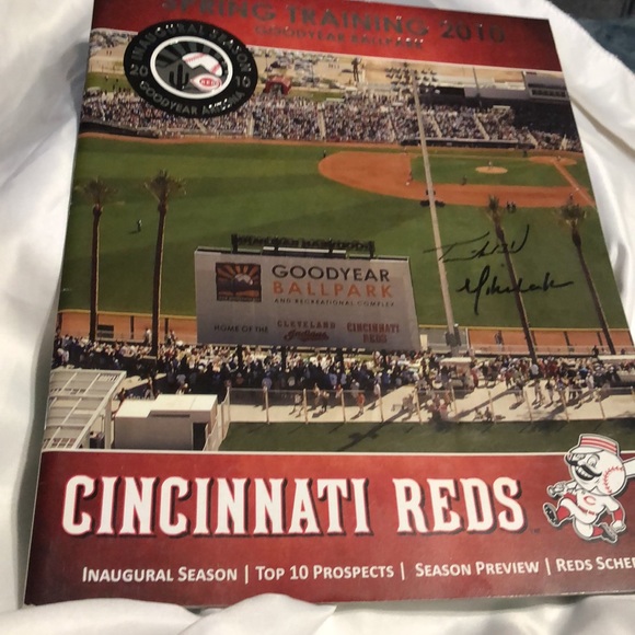AUTOGRAPHED: 2010 inaugural season Az Cincinnati Reds signed by Leake & Woods - Picture 5 of 16
